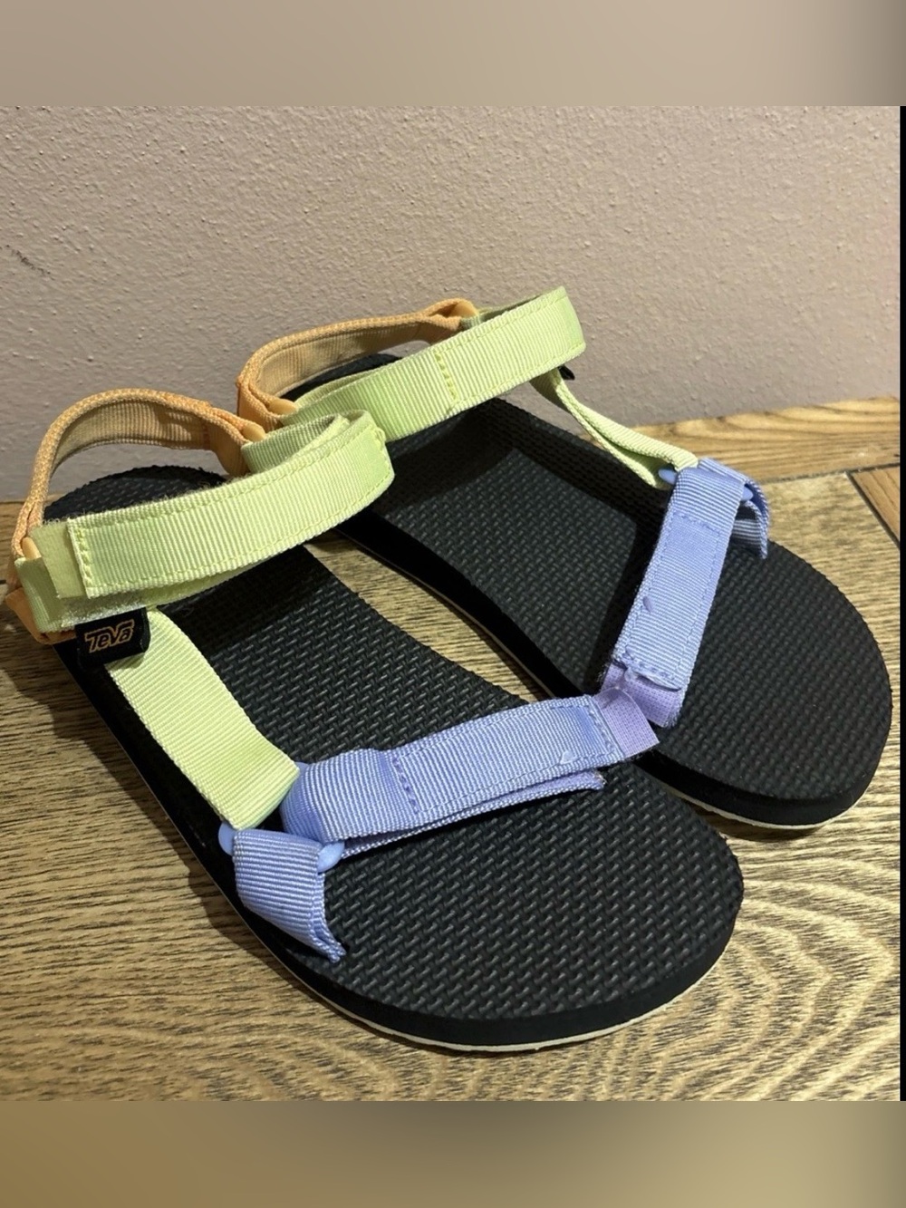 Teva Original Universal Wind Multi Color Sandals Kids Youth Size 3